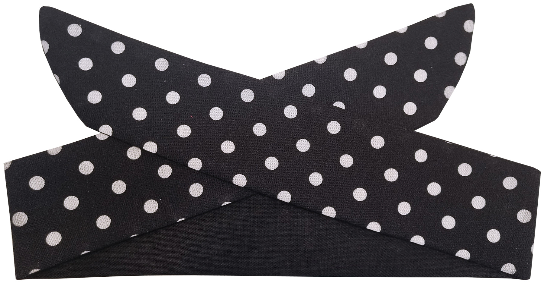 Kuestenluder_PAULINE_POLKA_DOT_2in1_Retro_PUNKTE_Pin_Up_50s_HAARBAND_Hairband_schwarz_schwarz_Killer_Kirsche-3