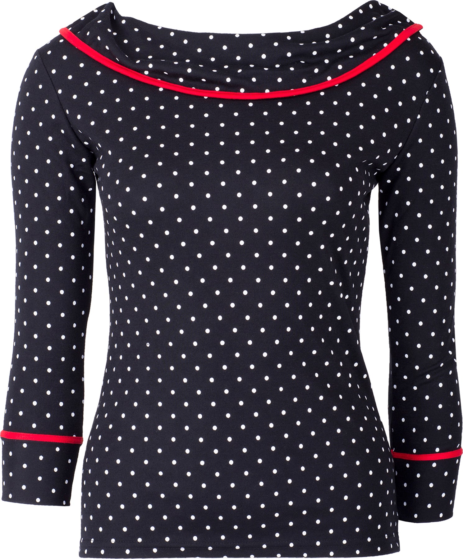 Kuestenluder_POSYI_50s_Polka_Dot_PUNKTE_Carmen_3_4_Arm_SHIRT_Oberteil_killer_kirschefdtNxk7WF4kRZ