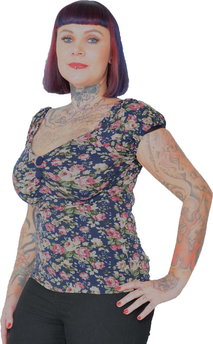 Kuestenluder_QUINCY_50s_Floral_ROSES_Vintage_GYPSY_Kurzarm_BLUSE_Shirt-3cK2j6tzFlWzkx