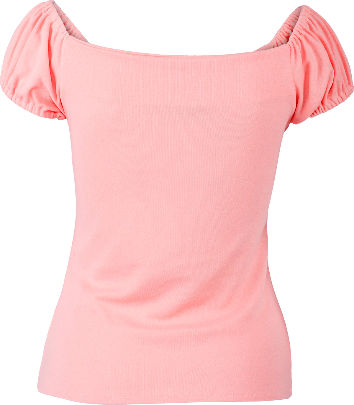 Kuestenluder_QUINCY_Vintage_PIN_UP_Plain_Oberteil_BLUSENSHIRT_Apricot-4gNLeBr7R27nQg
