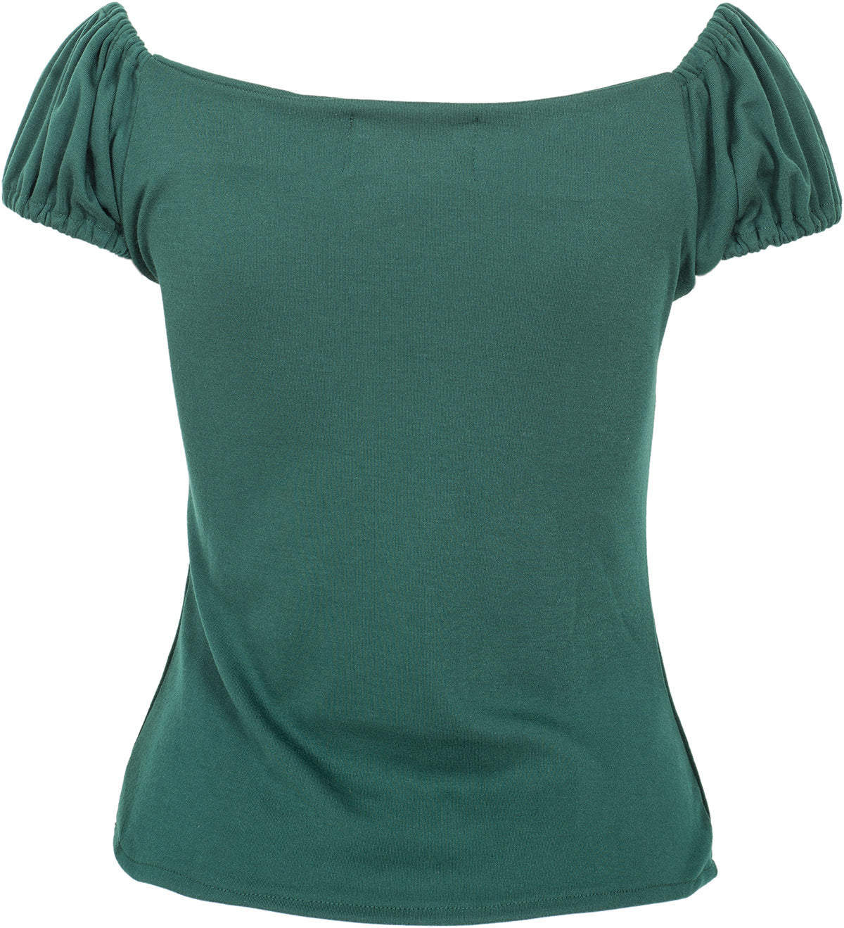 Kuestenluder_QUINCY_Vintage_PIN_UP_Plain_Oberteil_BLUSENSHIRT_Gruen-3