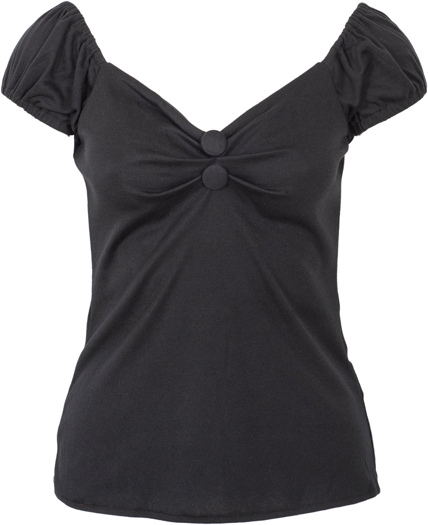 Kuestenluder_QUINCY_Vintage_PIN_UP_Plain_Oberteil_BLUSENSHIRT_Schwarz_killer_kirscheLTkMKBeVfhLv4