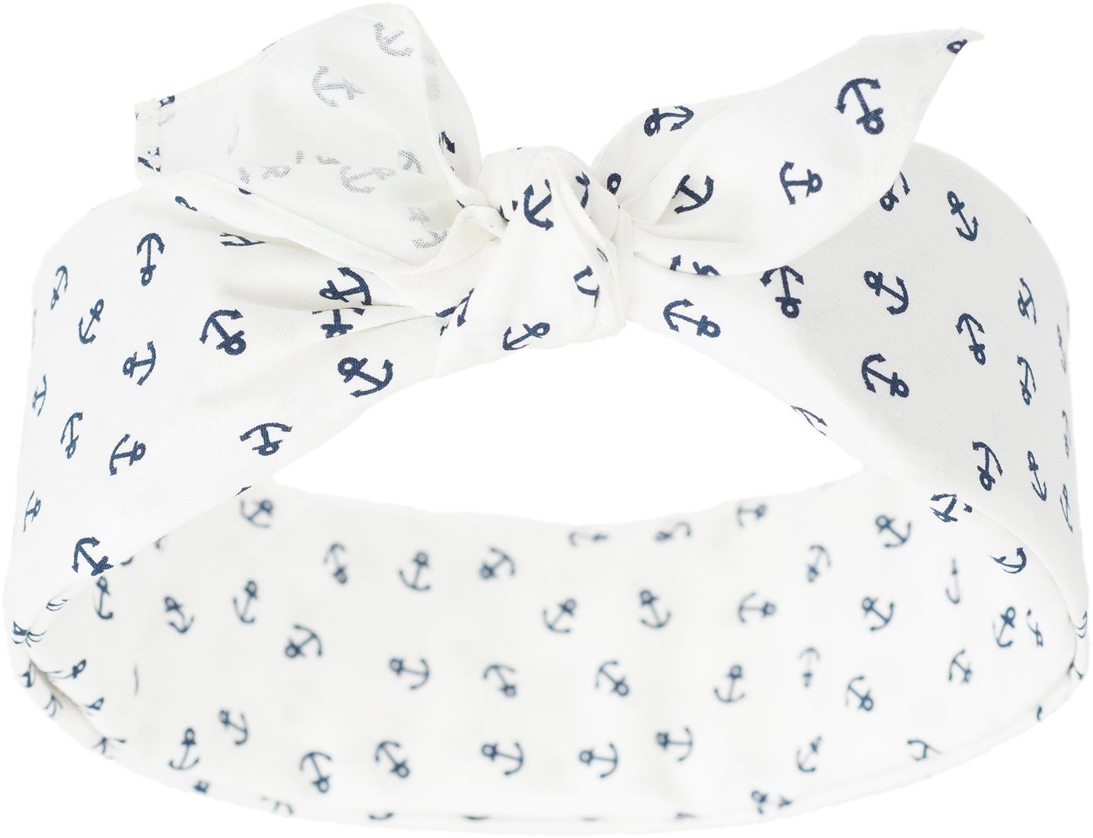 Kuestenluder_SAMMIE_Sailor_ANCHOR_Anker_Pin_Up_Nickituch_BANDANA_weiss