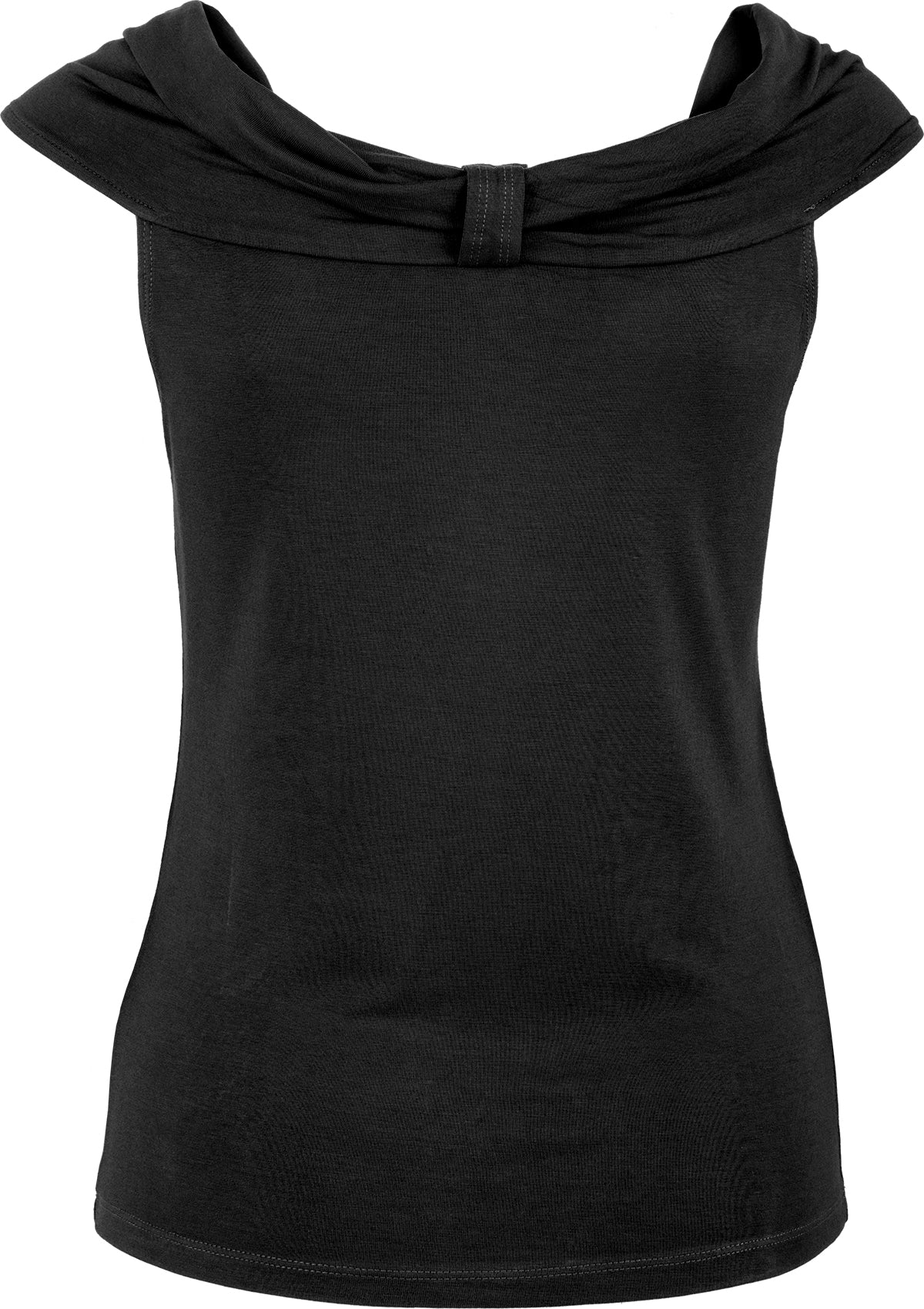 Kuestenluder_SAPNA_Vintage_Plain_50s_COLLAR_Retro_SHIRT_Oberteil_Schwarz-4
