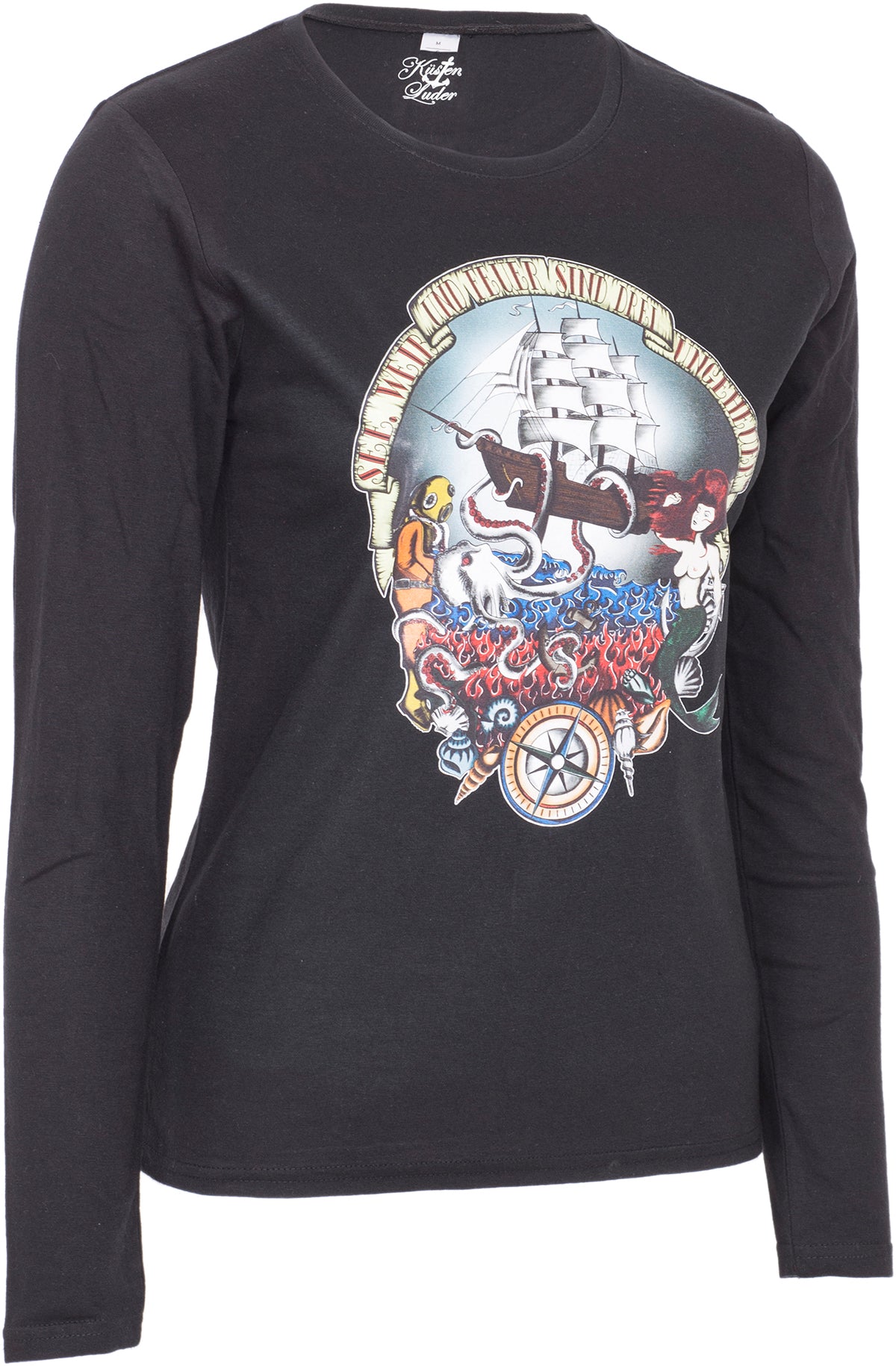 Kuestenluder_SEE_WEIB_UND_FEUER_Sailor_Ship_Mermaid_LANGARM_SHIRT-2QoNOOphURE1NP