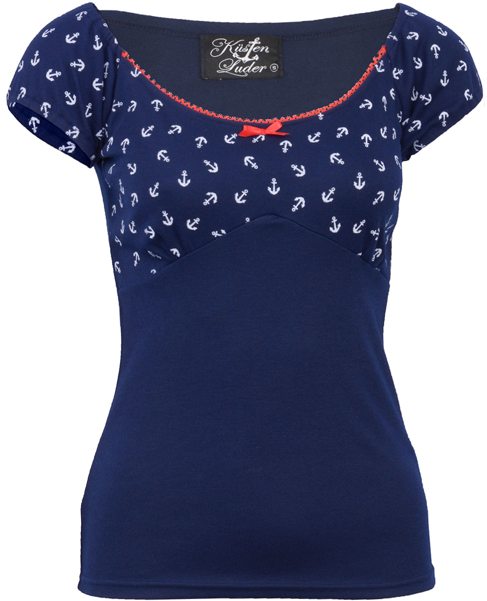 Kuestenluder_SHERY_Sailor_Anchor_ANKER_Retro_Pin_Up_Shirt
