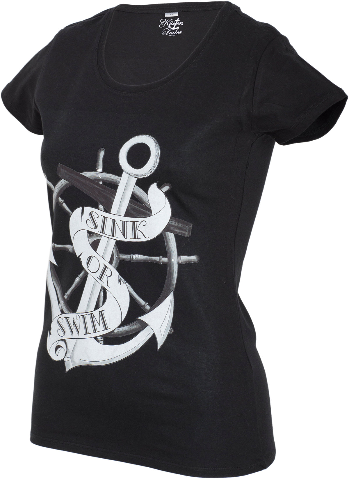Kuestenluder_SINK_OR_SWIM_Sailor_ANKER_Anchor_Nautical_KURZARM_SHIRT-2