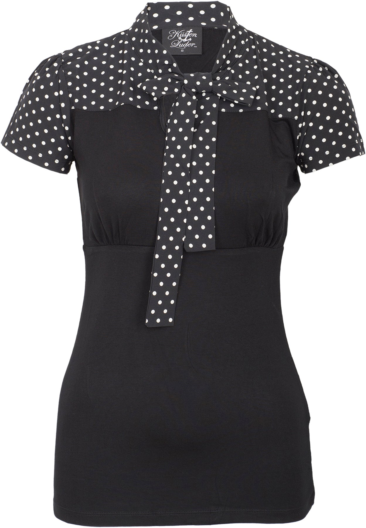 Kuestenluder_SIRENA_Punkte_50s_POLKA_DOTS_Peephole_Schluppenbluse_SHIRT_killer_kirschec4BVuBIp7nmcD