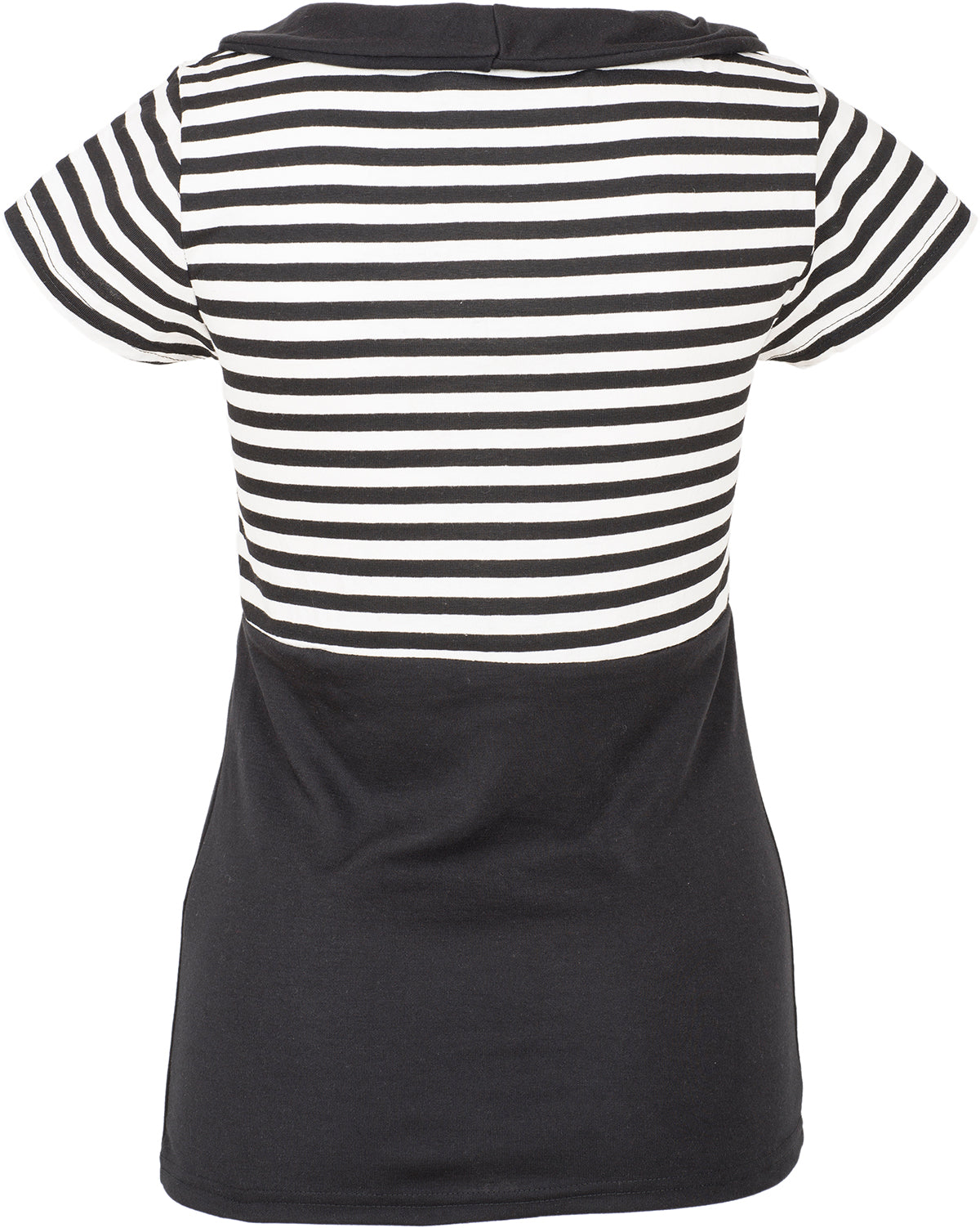 Kuestenluder_SKADINA_Vintage_STRIPED_Streifen_BUBIKRAGEN_Kurzarm_SHIRT-4