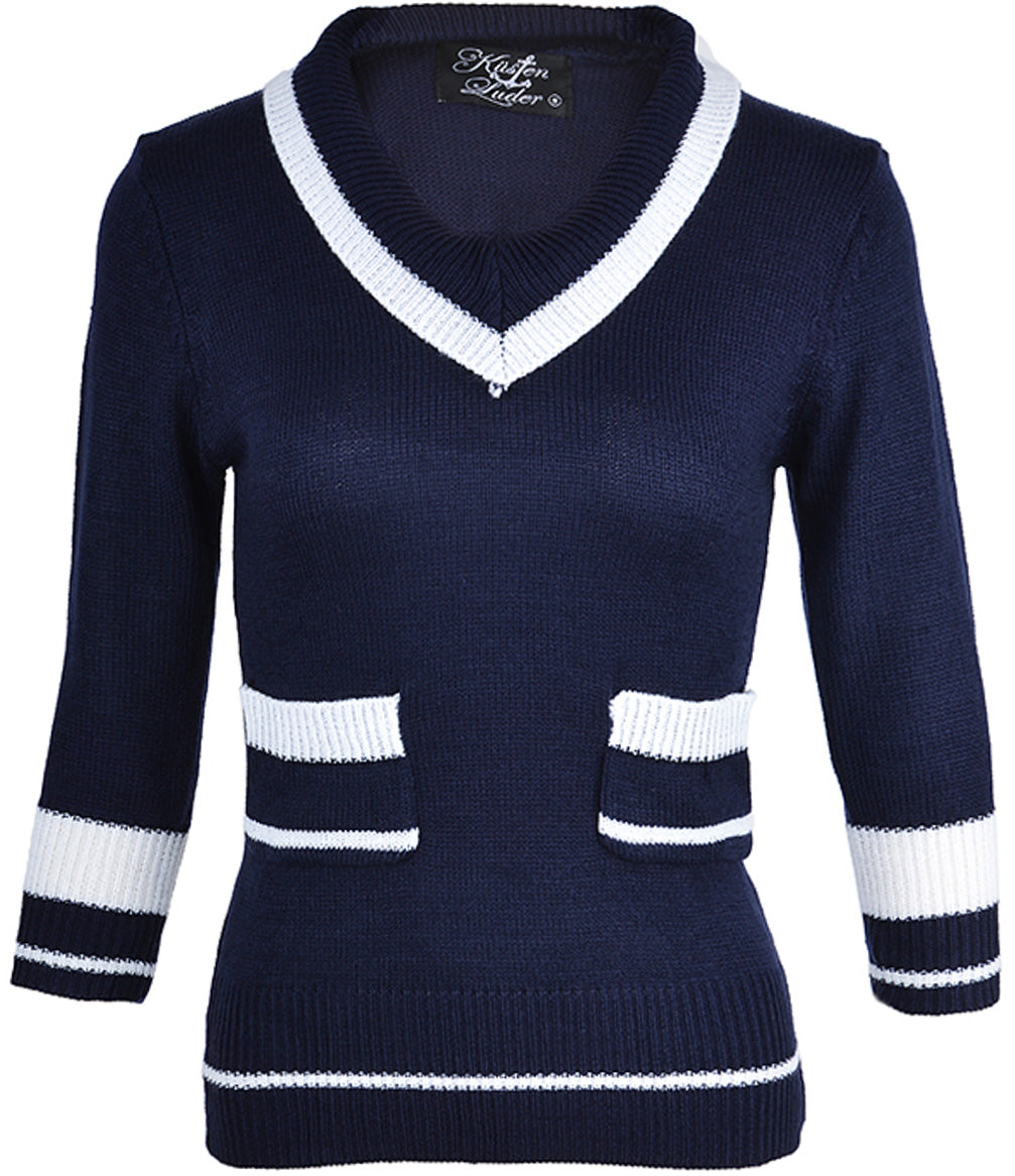 Kuestenluder_SOFIA_Retro_V-NECK_50s_Sailor_Pin_Up_PULLOVER_-_BlauED7hojpGdV8kE