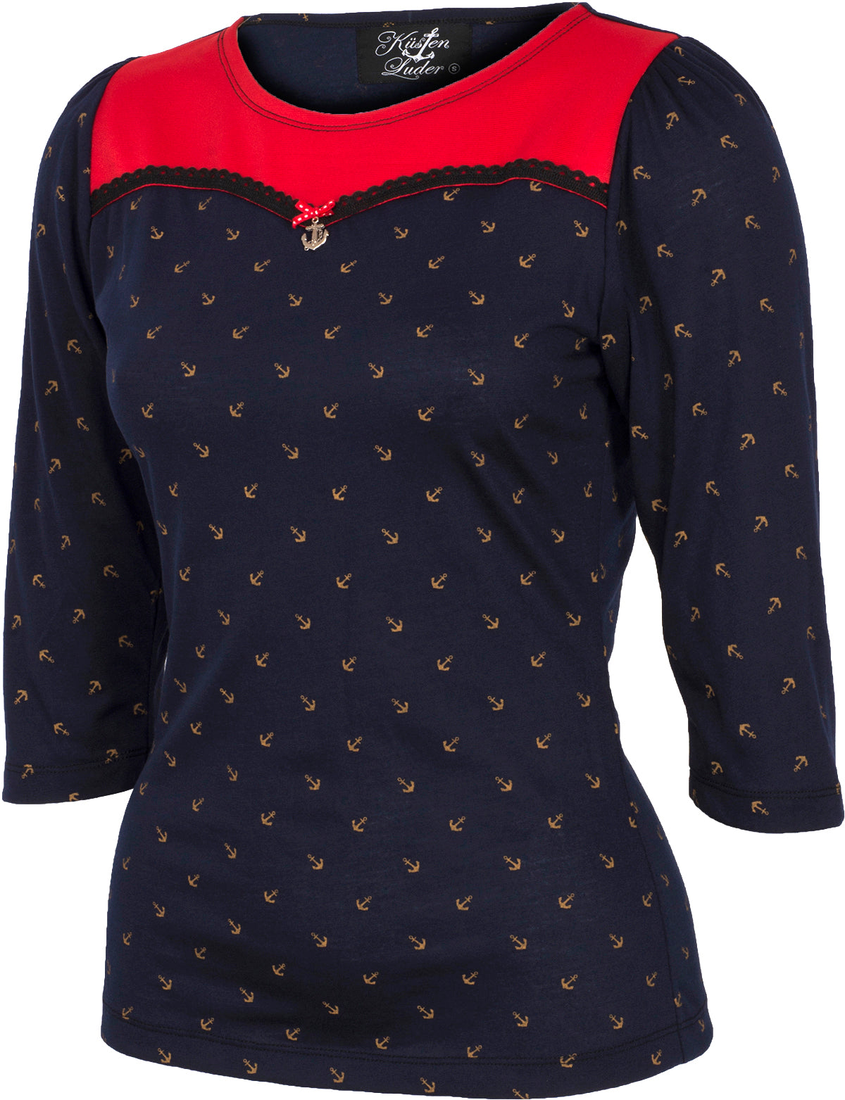 Kuestenluder_STINNA_Vintage_ANCHOR_Anker_Sailor_3_4_Arm_SHIRT_Oberteil-2