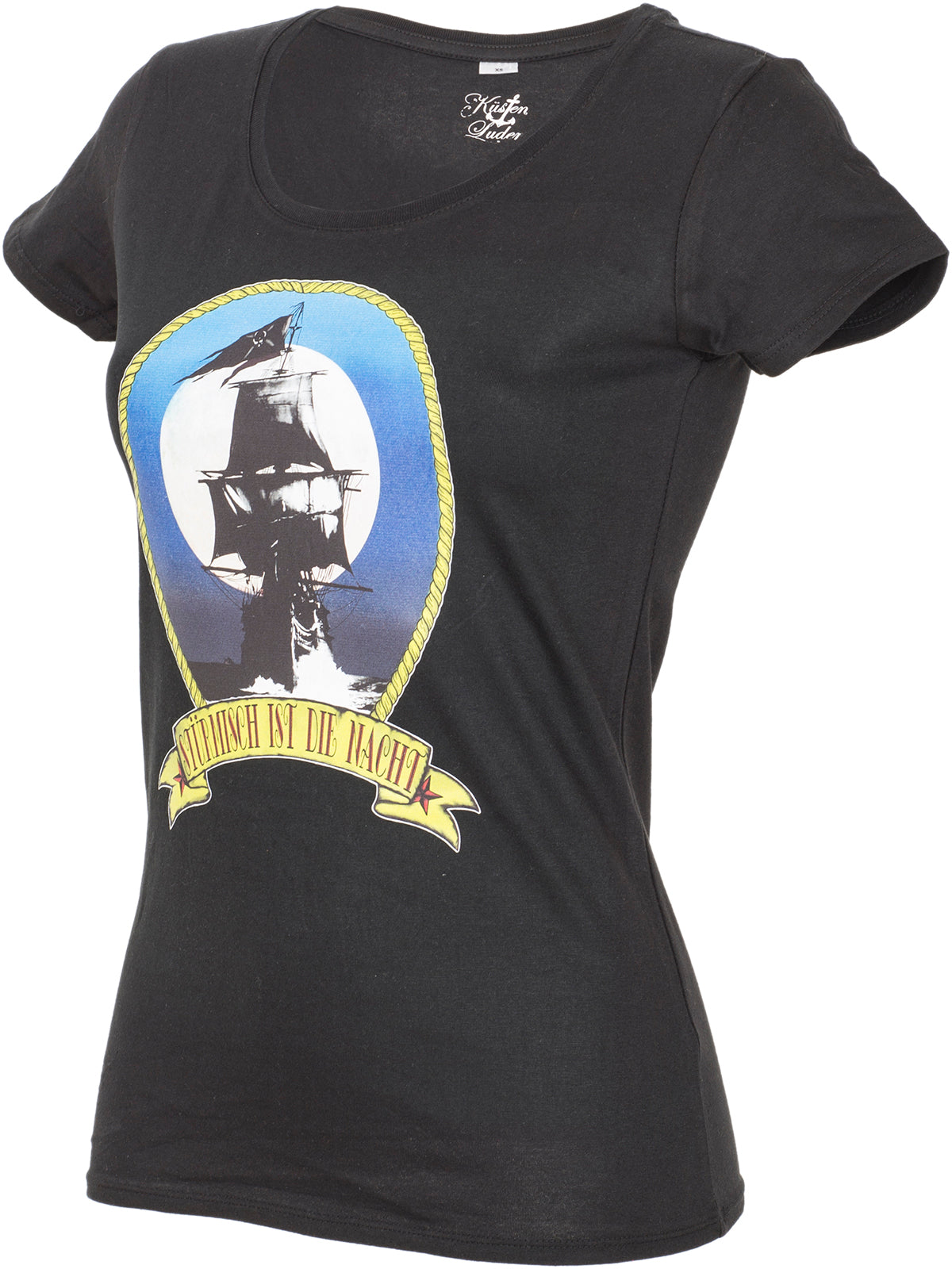 Kuestenluder_STueRMISCH_IST_DIE_NACHT_Sailor_SCHIFF_Ship_SHIRT_-_Schwarz-3