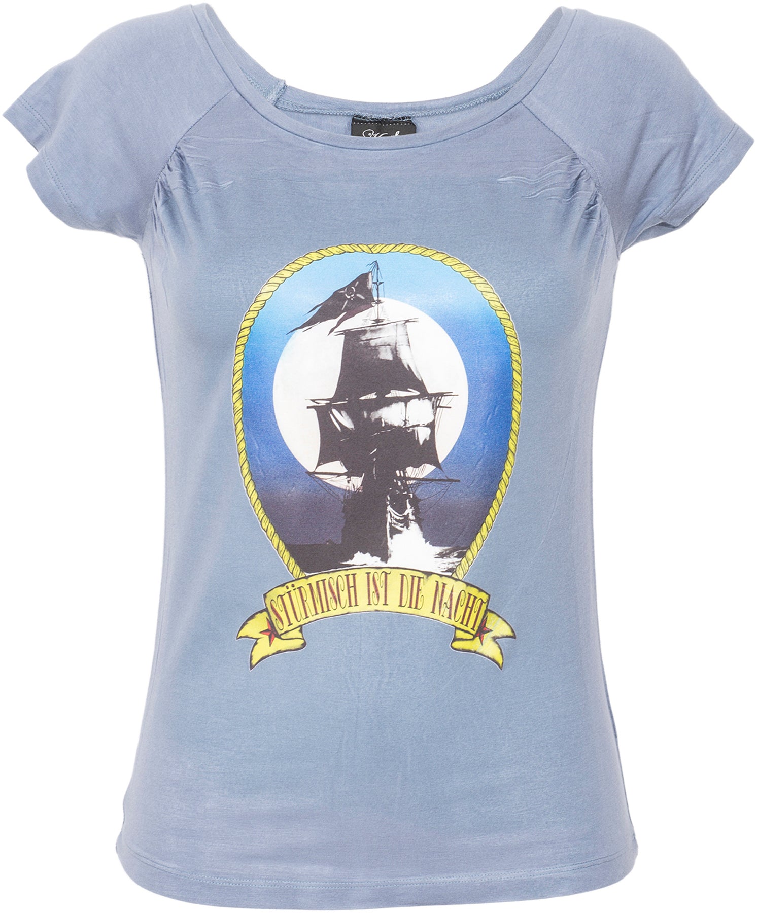 Kuestenluder_STueRMISCH_IST_DIE_NACHT_Sailor_SHIP_Schiff_Raglan_SHIRT_killer_kirsche