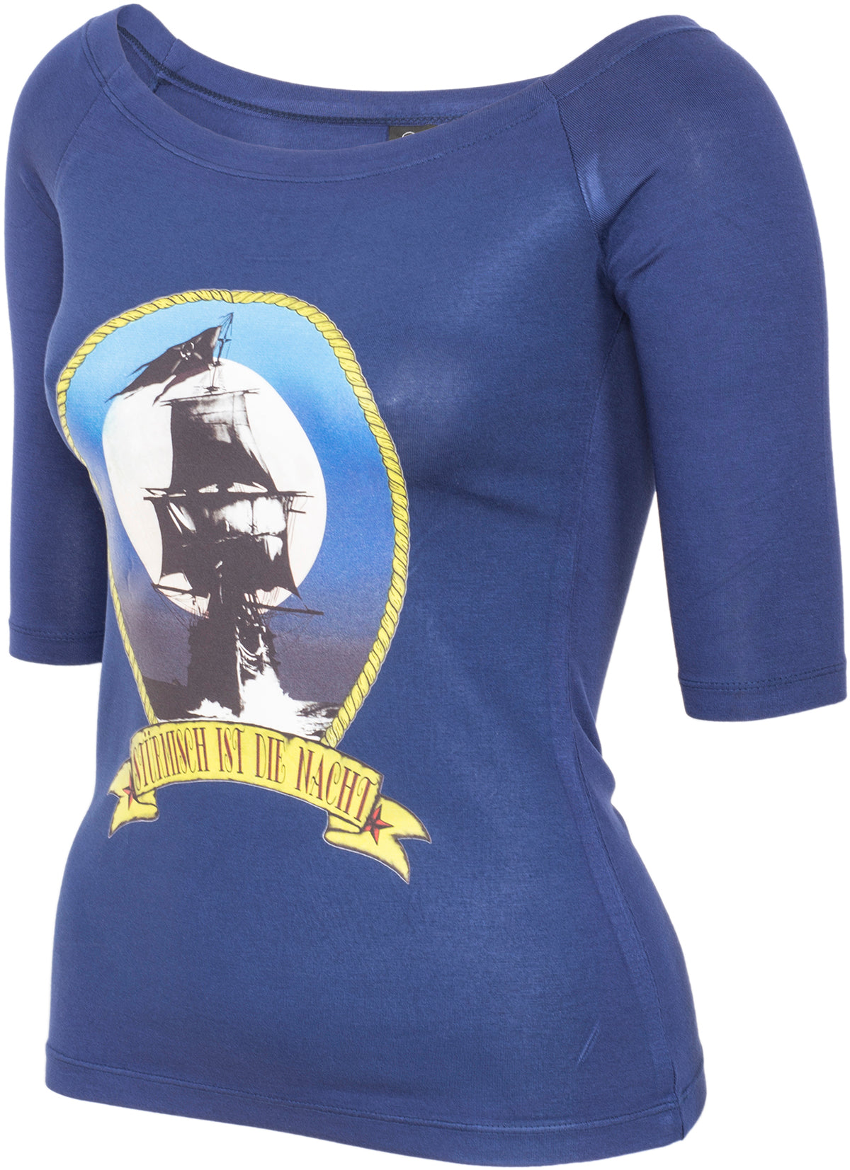 Kuestenluder_STueRMISCH_IST_DIE_NACHT_Sailor_Schiff_Raglan_34_Arm_SHIRT_-_Blau-3