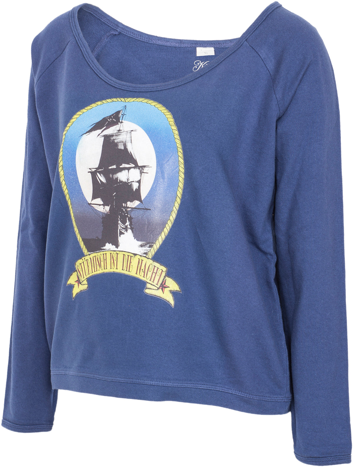 Kuestenluder_STueRMISCH_IST_DIE_NACHT_Sailor_Ship_Raglan_PULLOVER_-_Blau-3