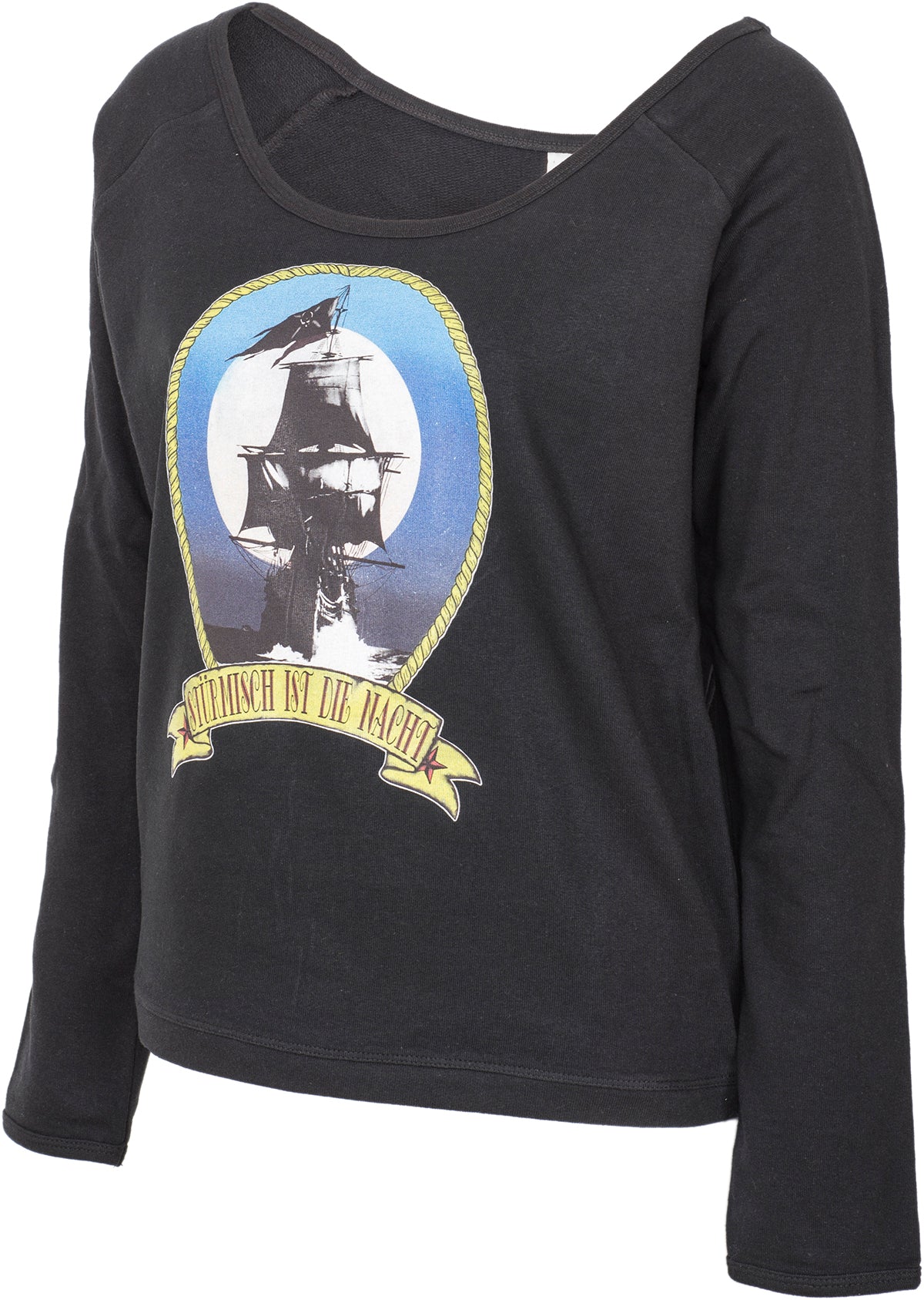 Kuestenluder_STueRMISCH_IST_DIE_NACHT_Sailor_Ship_Raglan_PULLOVER_-_Schwarz-3