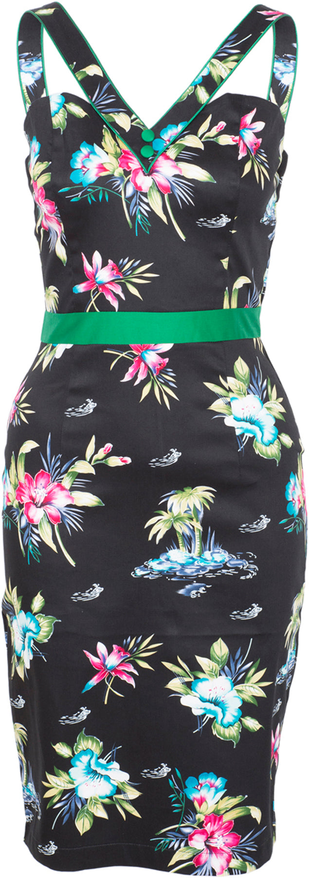 Kuestenluder_TANEKA_Pin_Up_HIBISCUS_Palms_PENCIL_DRESS_Kleid_killer_kirsche_1jguYbLQbjahbt