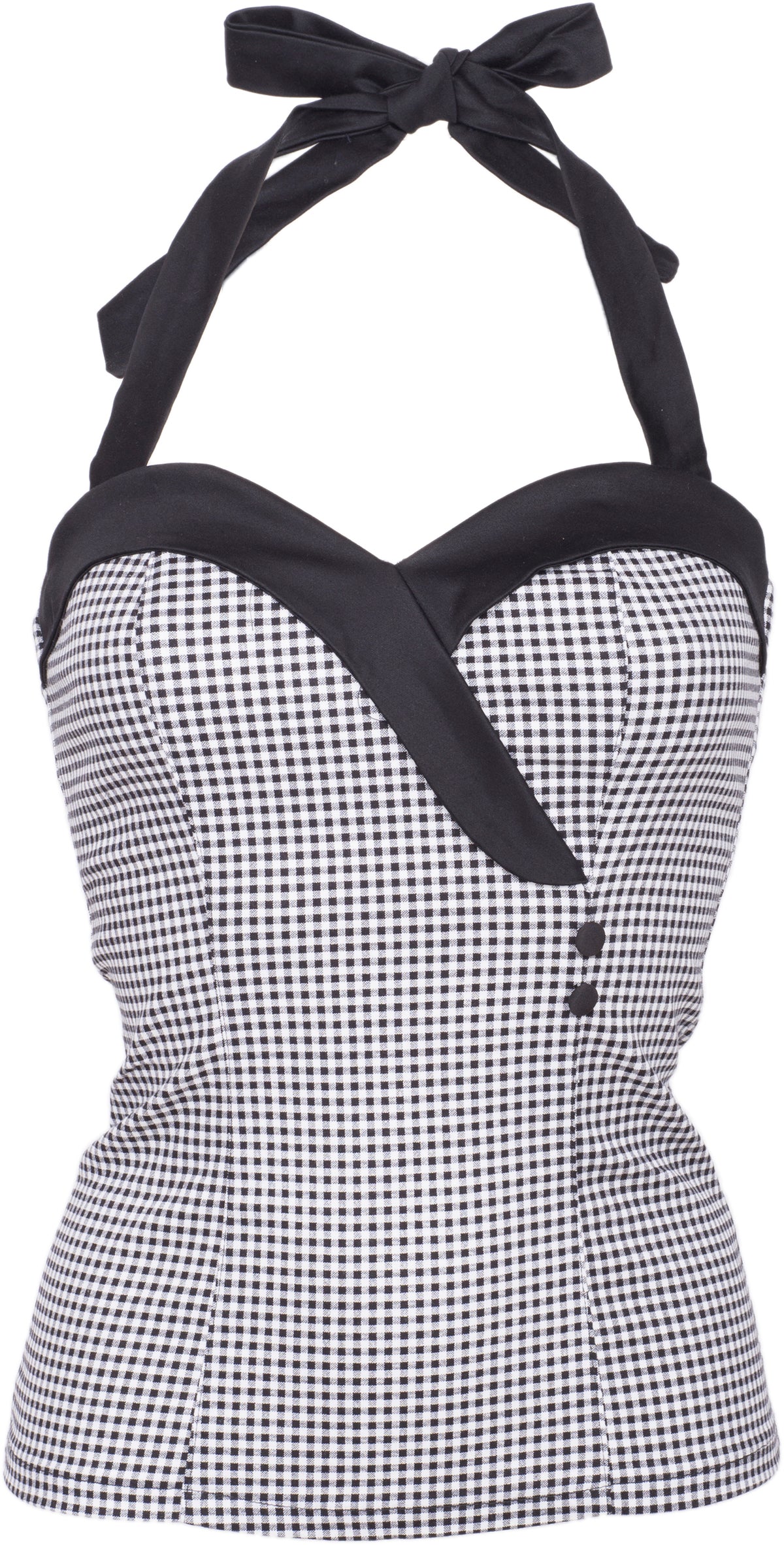Kuestenluder_TARAH_Gingham_Pepita_Pin_Up_Oberteil_Neckholder_TOPaXqbTX8rjMvUZ
