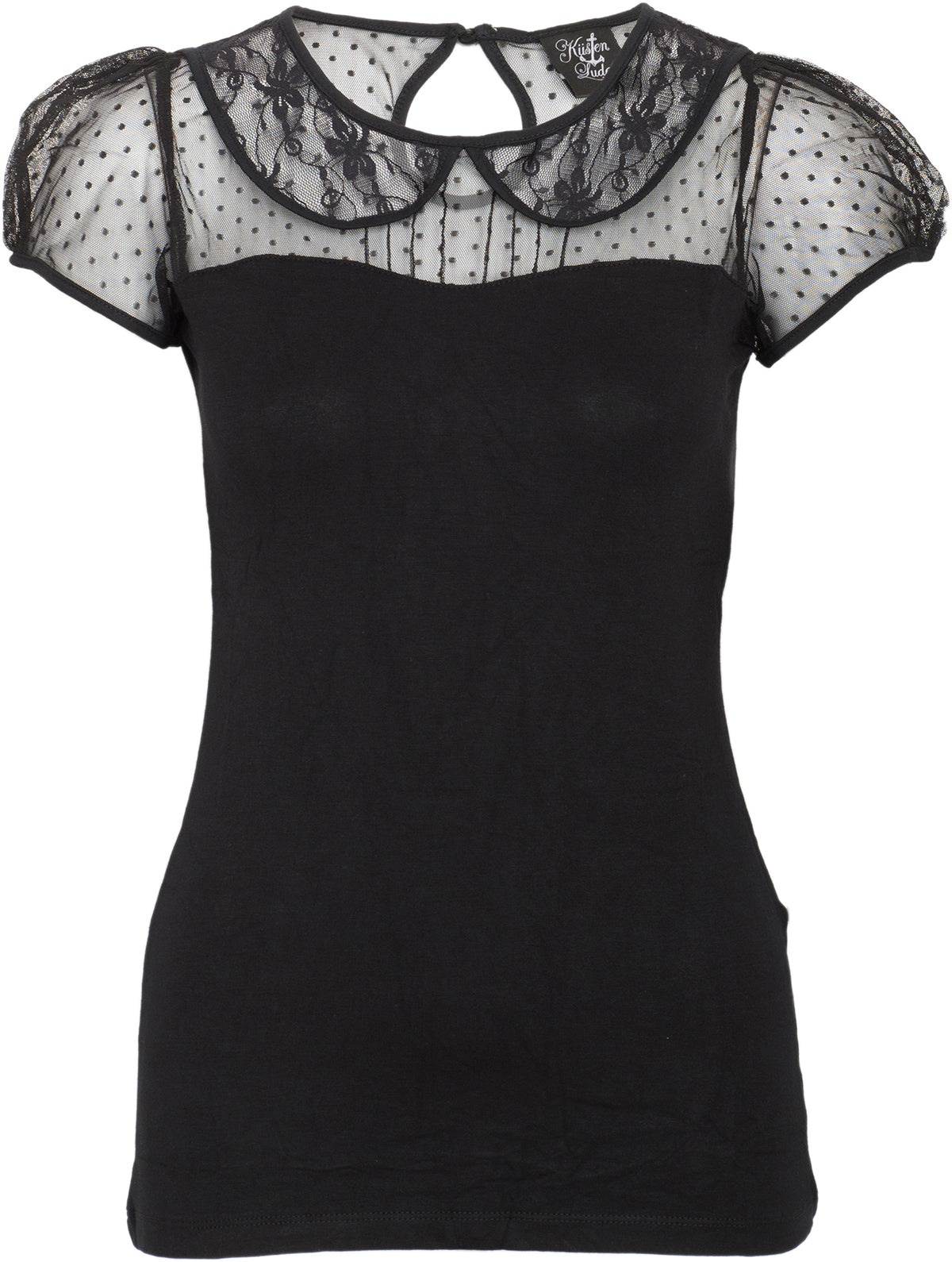 Kuestenluder_TESS_Vintage_POLKA_DOT_Tulle_MESH_Collar_Pin_Up_Oberteil_SHIRTwLk4BagU2MQGk