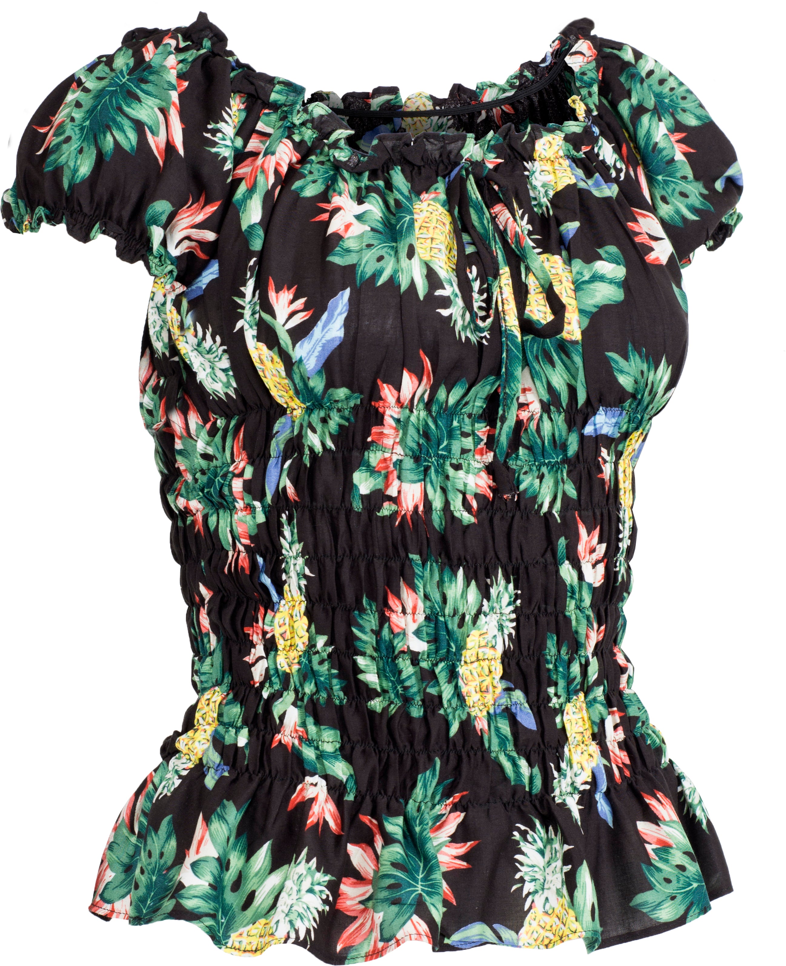 Kuestenluder_THAO_Ananas_TROPICAL_FLOWER_Palm_Leaf_RUFFLE_Bluse-39EYvyENF3Zwyg