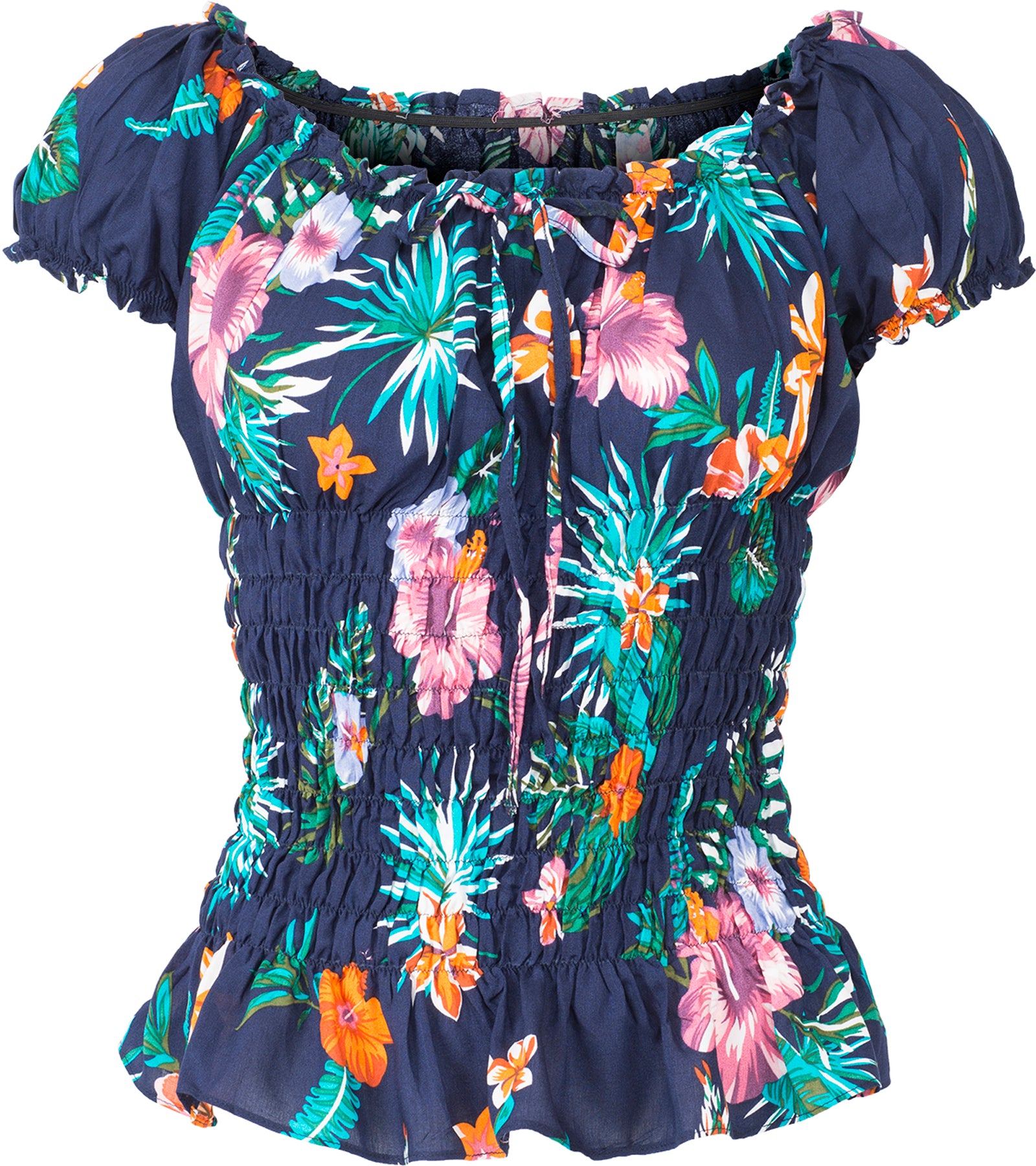 Kuestenluder_THAO_Tropical_HIBISCUS_FLOWER_Palm_Leaf_RUFFLE_Bluse_killer_kirscheQdxkElNS5lR1c