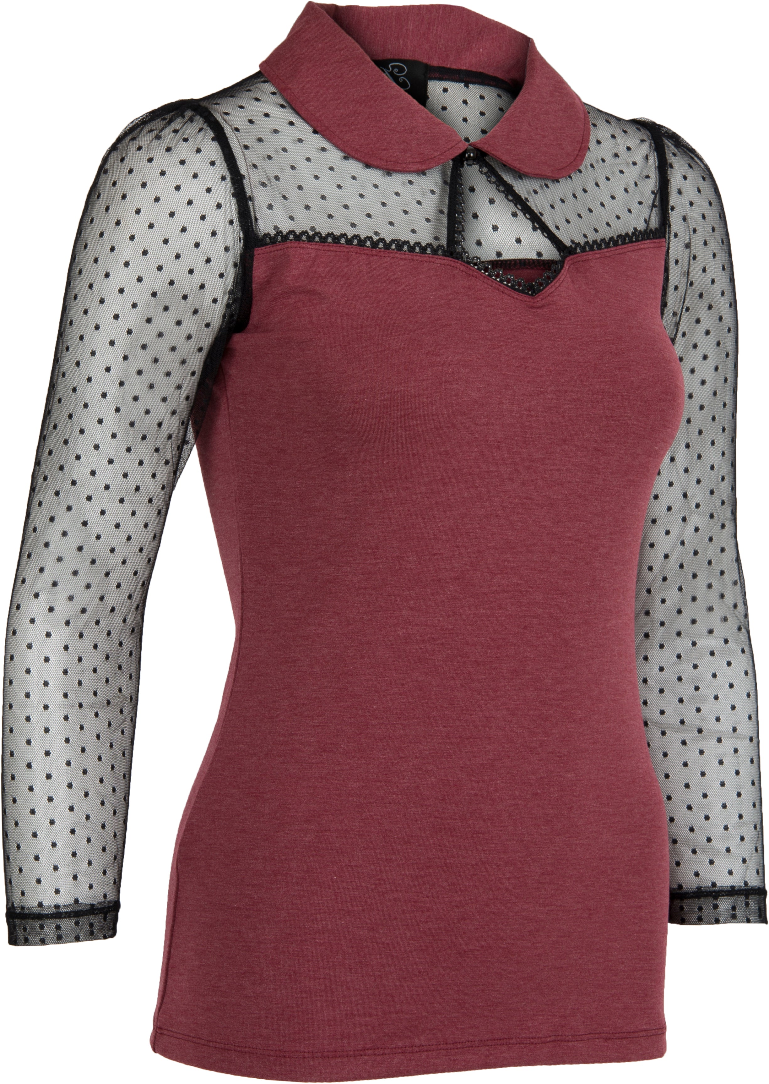 Kuestenluder_THELA_Polka_Dot_LACE_Mesh_Bubikragen_SHIRT_Oberteil_Beere-3MHeGJ1RGF6a3e