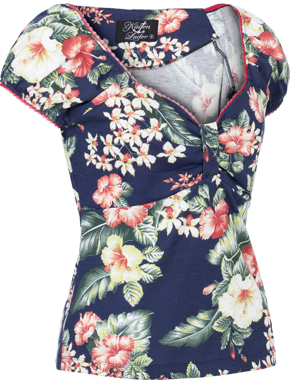 Kuestenluder_TOSSKA_Vintage_TROPICAL_Hibiskus_Flower_Kurzarm_Shirt_OBERTEIL-3