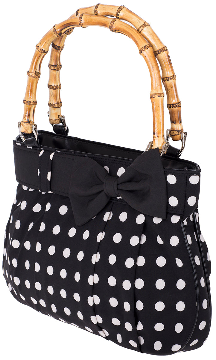 Kuestenluder_VIONA_Polka_Dot_PUNKTE_Bambushenkel_Schleife_HANDTASCHE-2PwNHxC49LdSY8