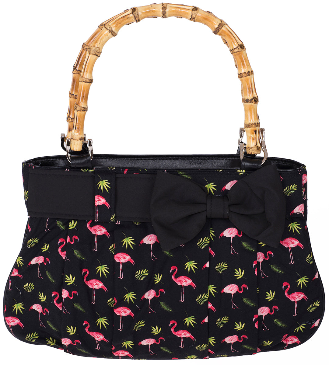Kuestenluder_VIONA_Tropical_FLAMINGO_Bambushenkel_Schleife_HANDTASCHE-1