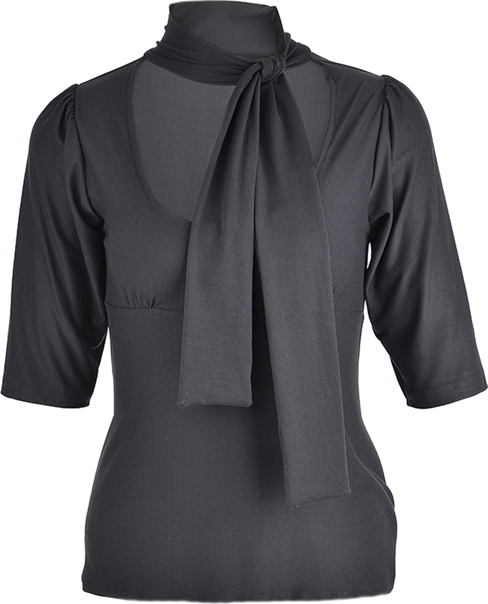 Kuestenluder_VIVIEN_Pin_Up_Bow_SCHLEIFEN_40s_3_4_Arm_SHIRT