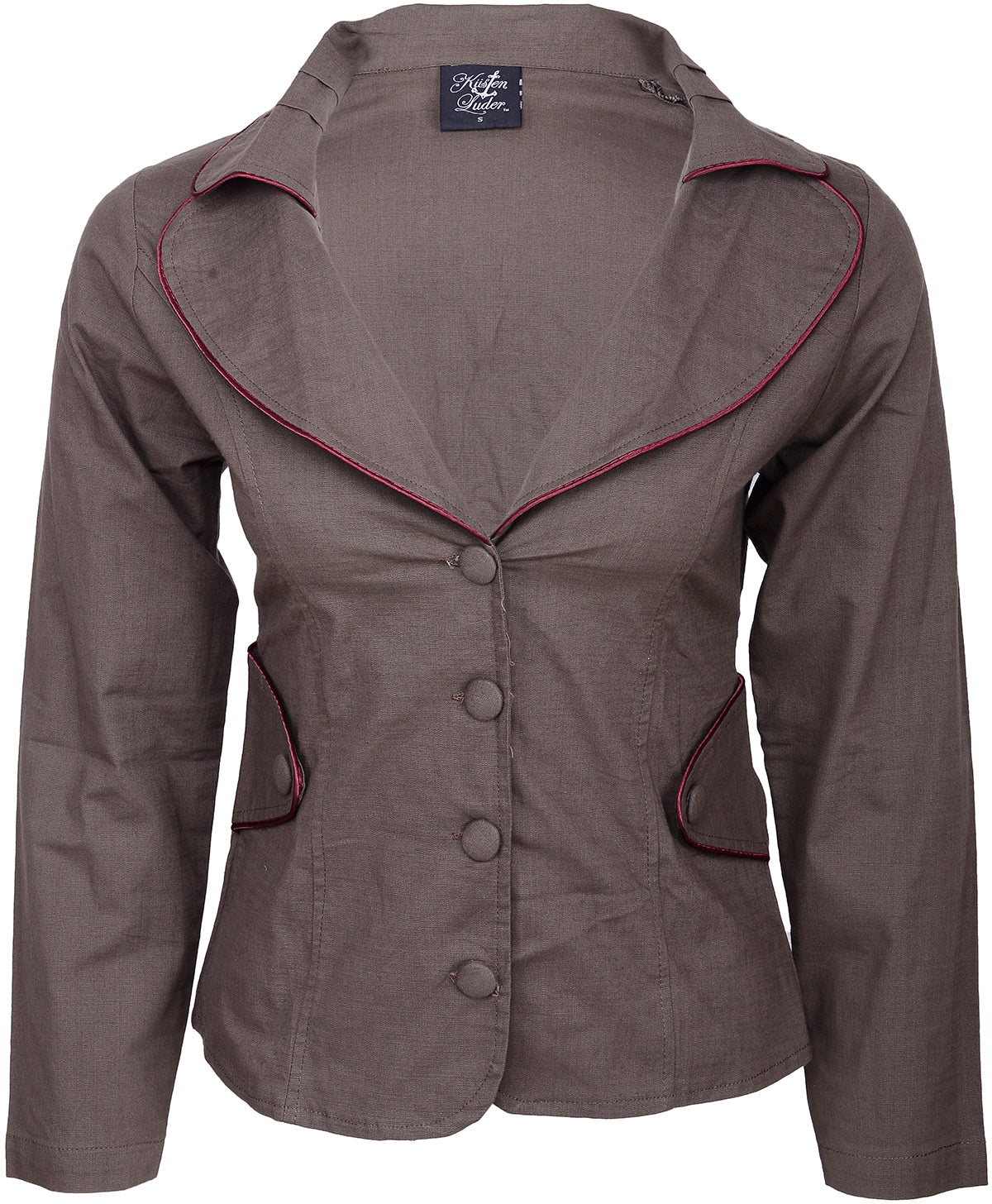 Kuestenluder_YANINA_40s_UNIFORM_Jacke_Blazer_-_Umbrafarben7UNNNZ8yNGk4x