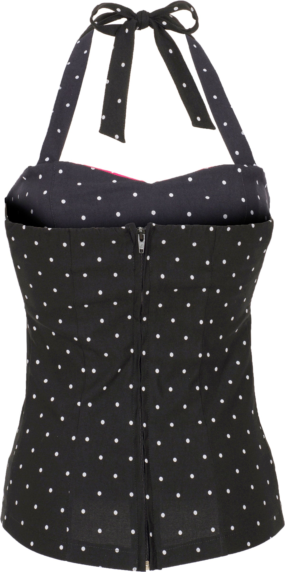 Kuestenluder_YARAH_Vintage_POLKA_DOT_Punkte_Kragen_Neckholder_TOP-4lKeM0Nv6tZBMQ