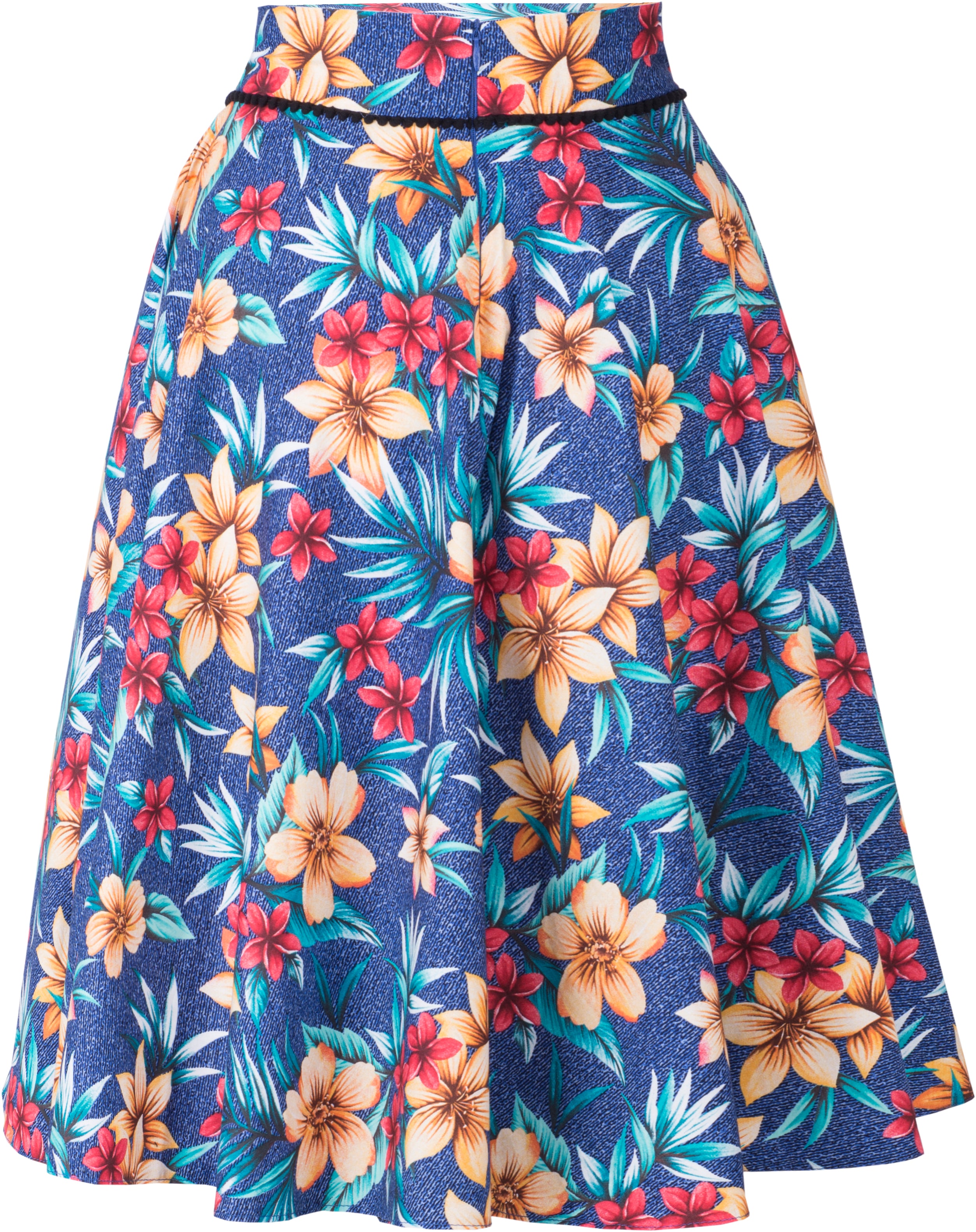 Kuestenluder_YUNA_Frangipani_HIBISKUS_Swing_Skirt_TELLERROCK_Blau-5Y4ewGV18AnqaI