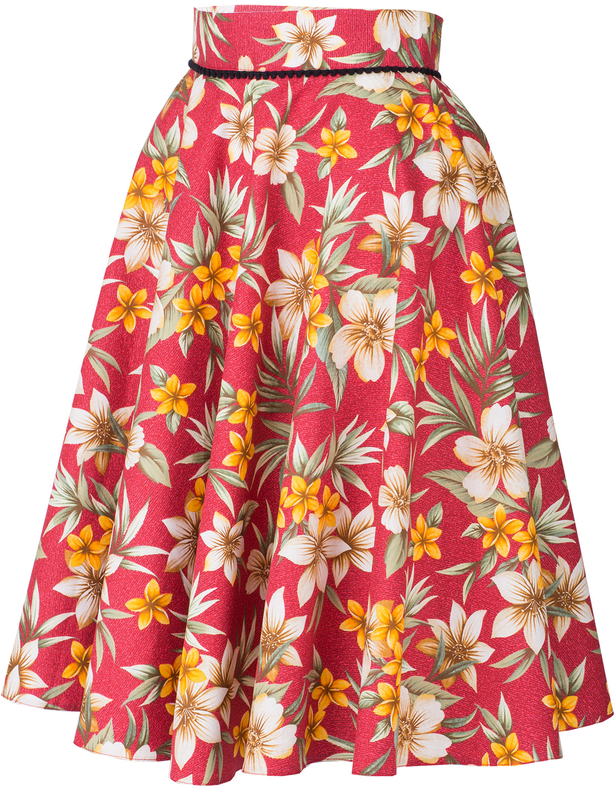 Kuestenluder_YUNA_Frangipani_HIBISKUS_Swing_Skirt_TELLERROCK_Rot-3NDyEBH6NMlLaw