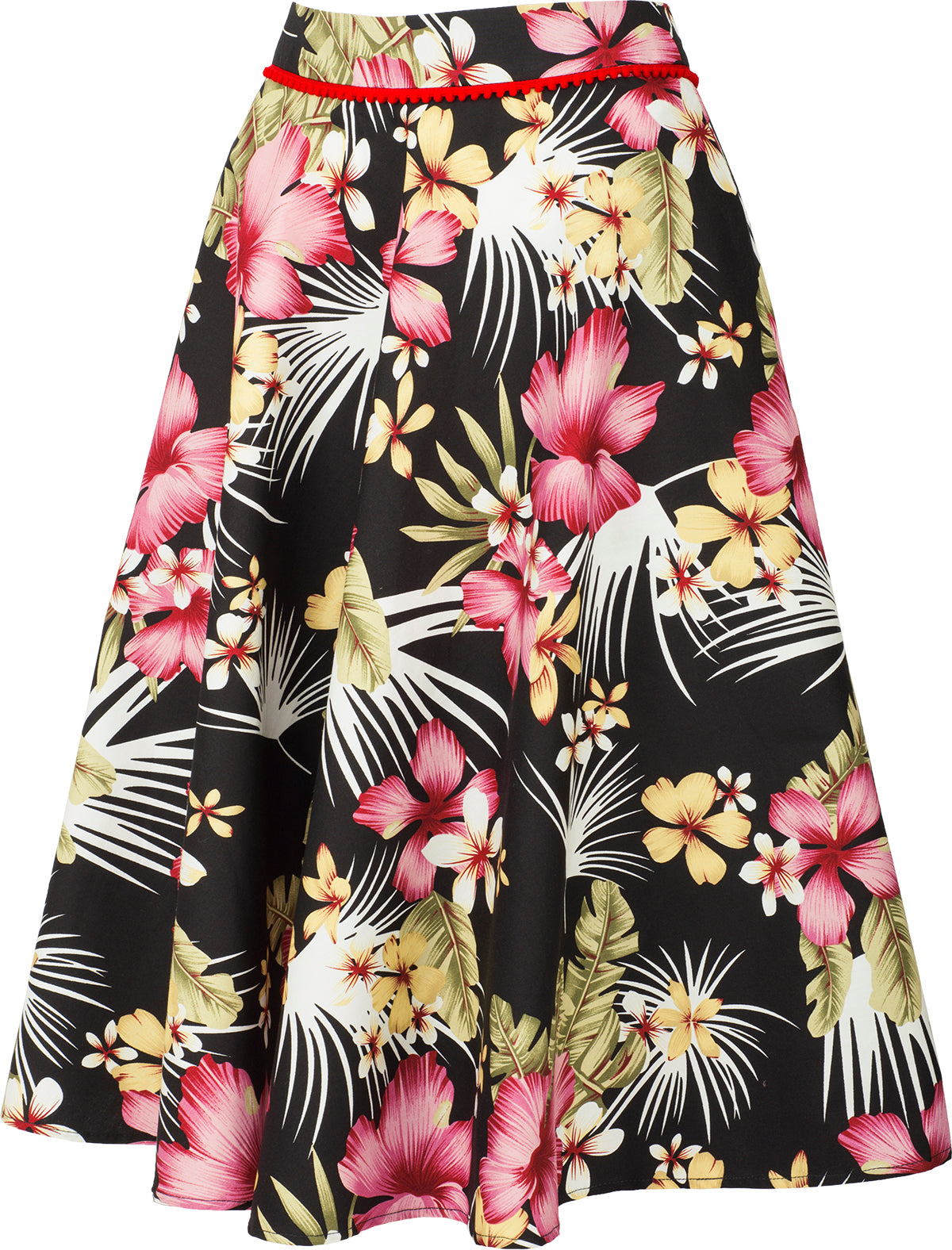 Kuestenluder_YUNA_Vintage_TIKKI_Hawaii_Blueten_RETRO_Swing_Skirt_TELLERROCK_02
