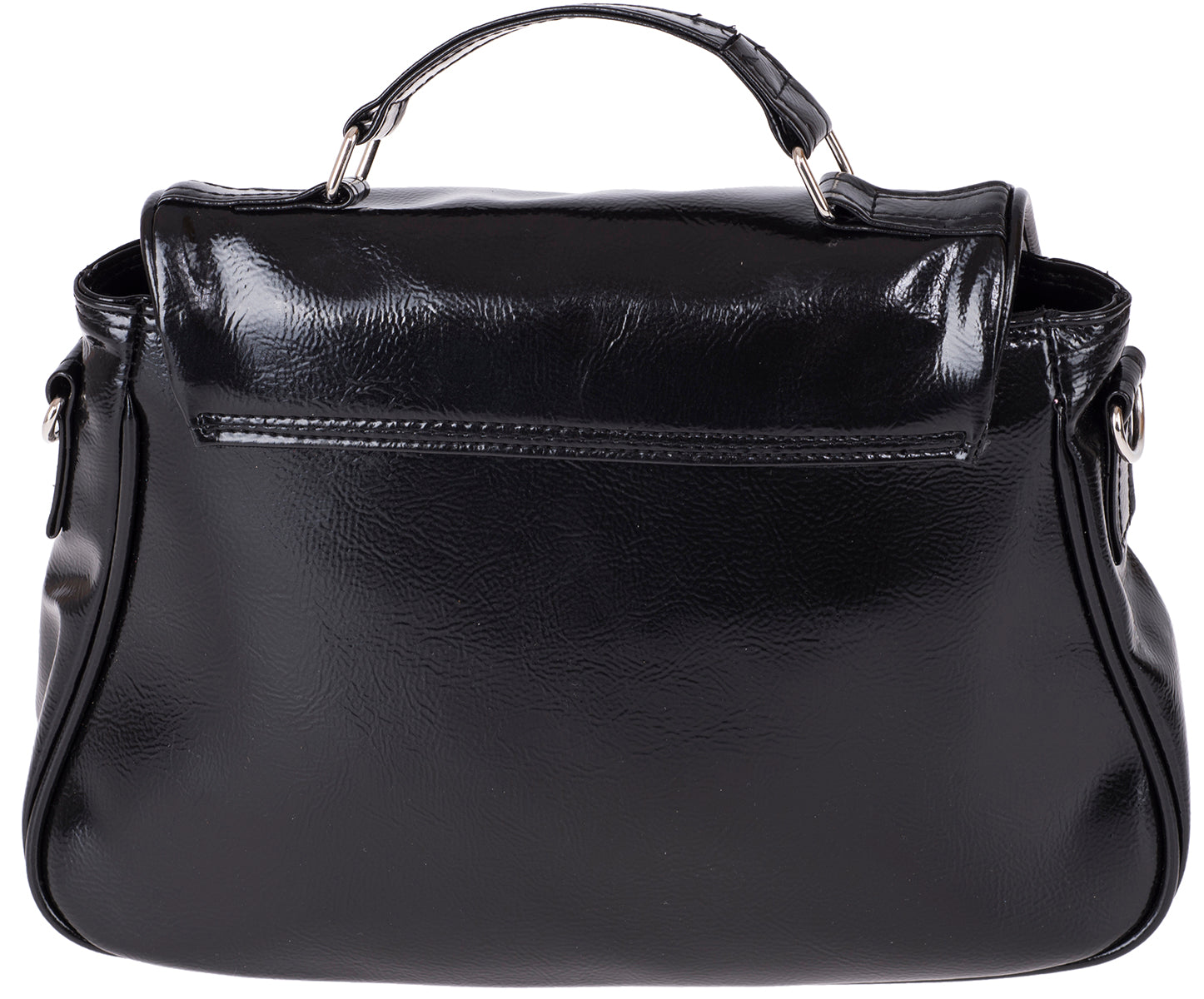 Kuestenluder_YUNLI_Vintage_SCHLEIFE_Bow_LACK_Bag_Handtasche_Schwarz-4