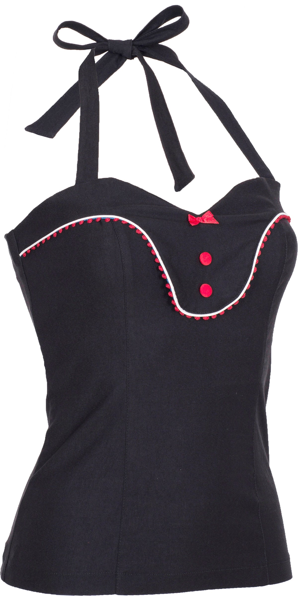 Kuestenluder_ZARMINAH_Vintage_POM_POM_Bow_Retro_Neckholder_TOP-3