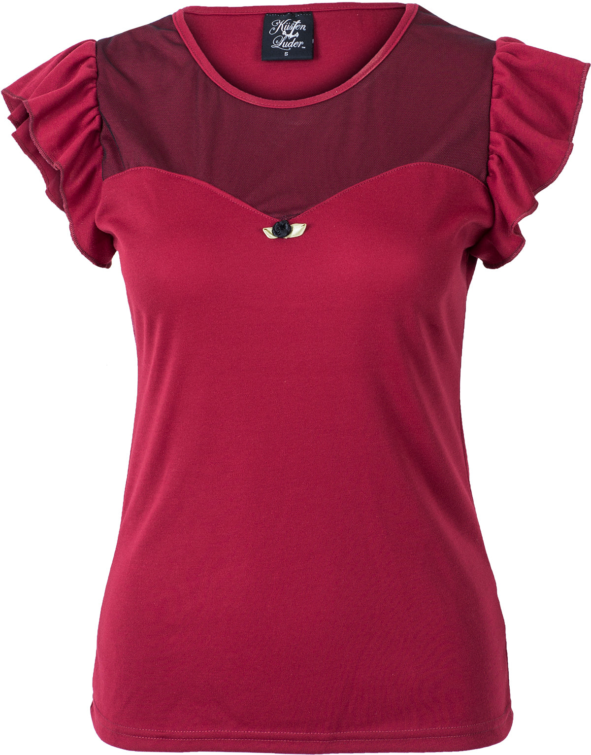 Kuestenluder_ZELLJA_Vintage_MESH_Volant_Fluegelaermel_TOP_Oberteil_-_Rot-1EFifWkVCzo0GM