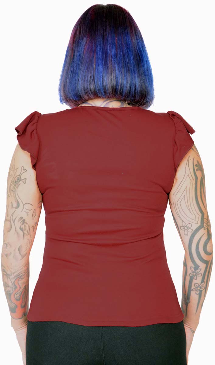 Kuestenluder_ZELLJA_Vintage_MESH_Volant_Fluegelaermel_TOP_Oberteil_-_Rot-49sboMugxs80TL