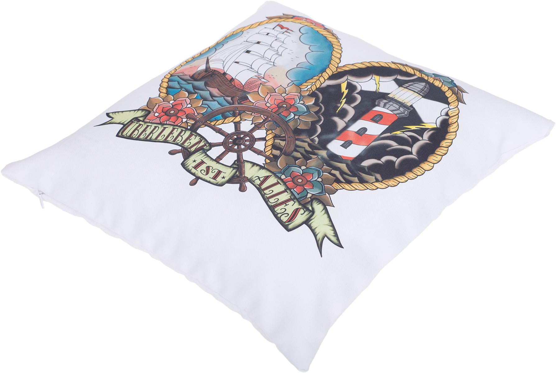 Kuestenluder_ueBERLEBEN_IST_ALLES_Sailor_Ship_Leuchtturm_KISSENBEZUG-3ZJA9dC800pXxh