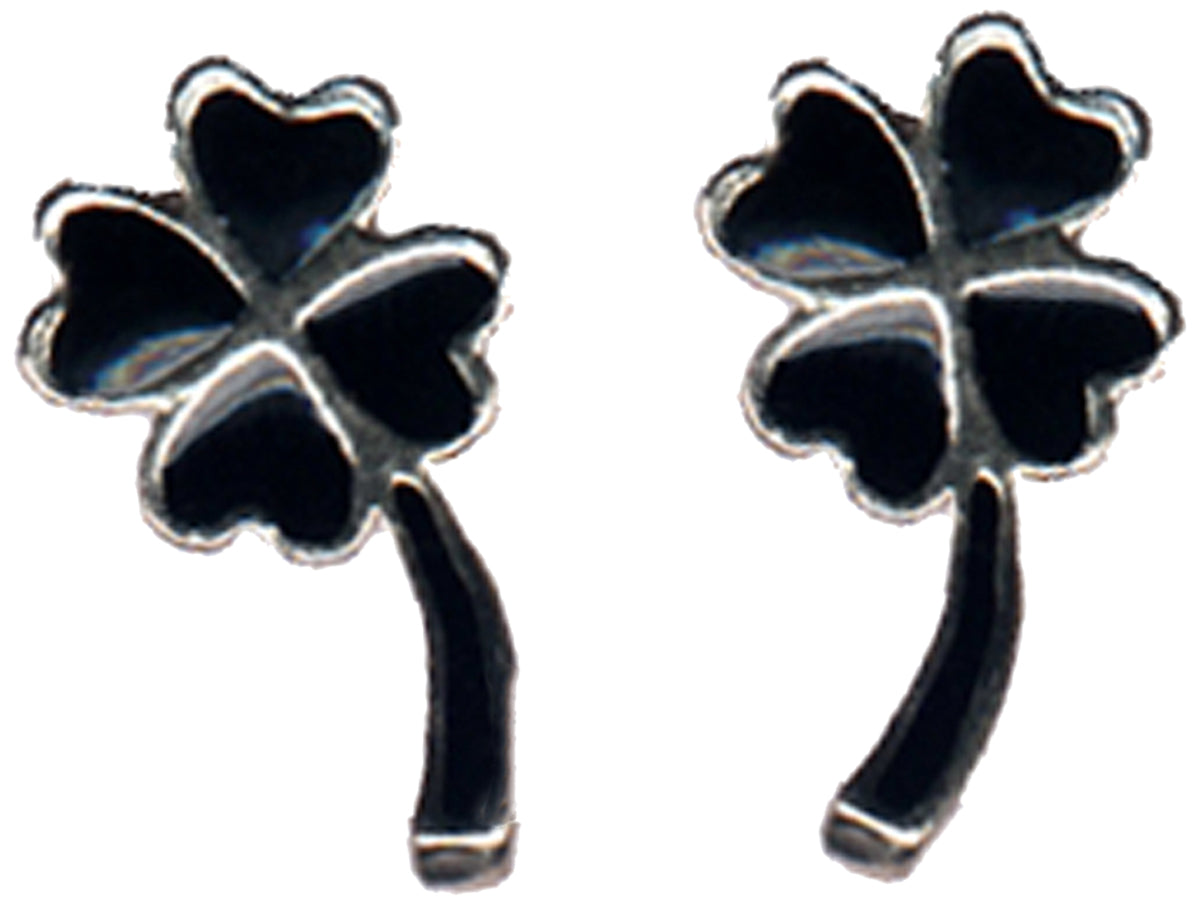 LUCKY_Cloverleaf_Kleeblatt_Retro_Ohrstecker