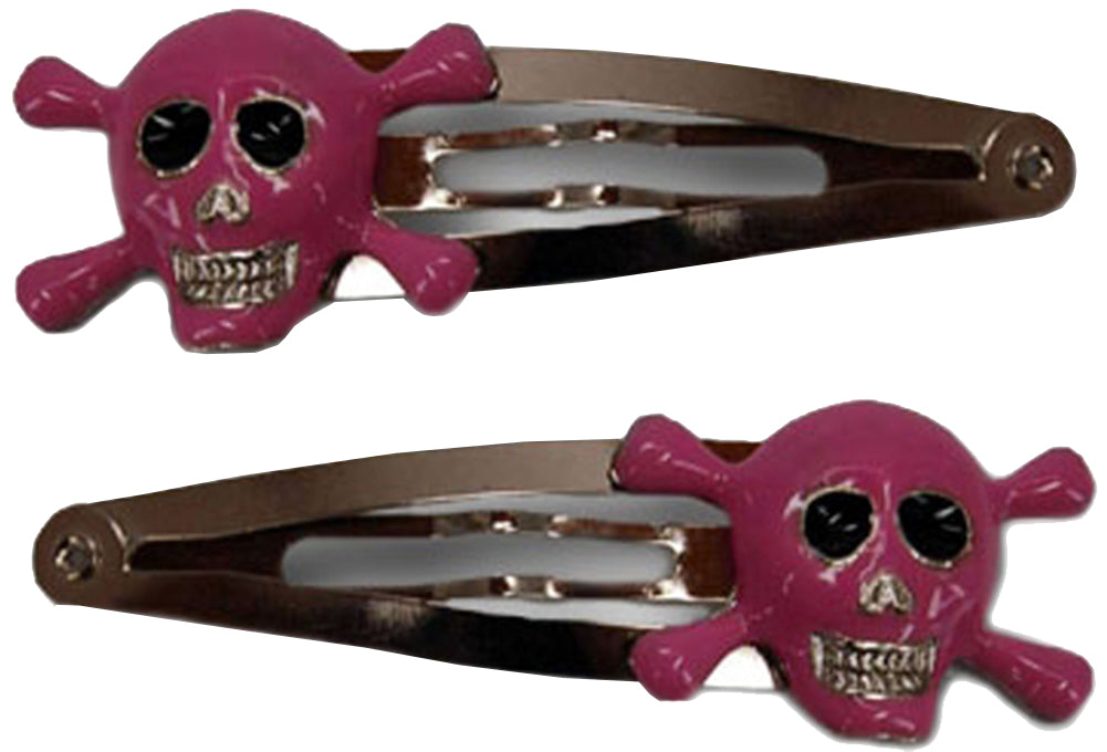 LUCKY_SKULL_Haarspangen_pink