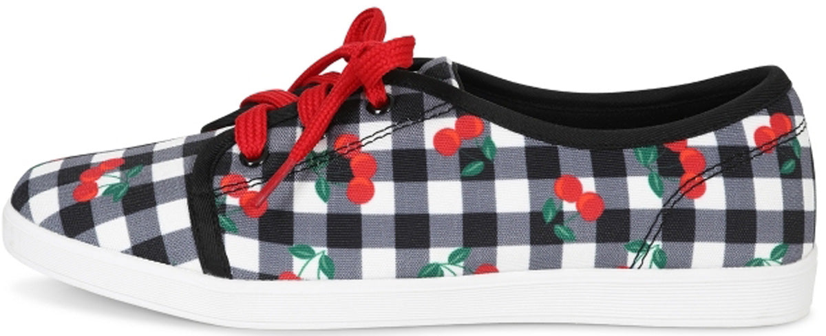 LULU_HUN_GRACE_GINGHAM_SNEAKERS_Tunschuhe_karo_kirschen_cherry_killer_kirsche_2