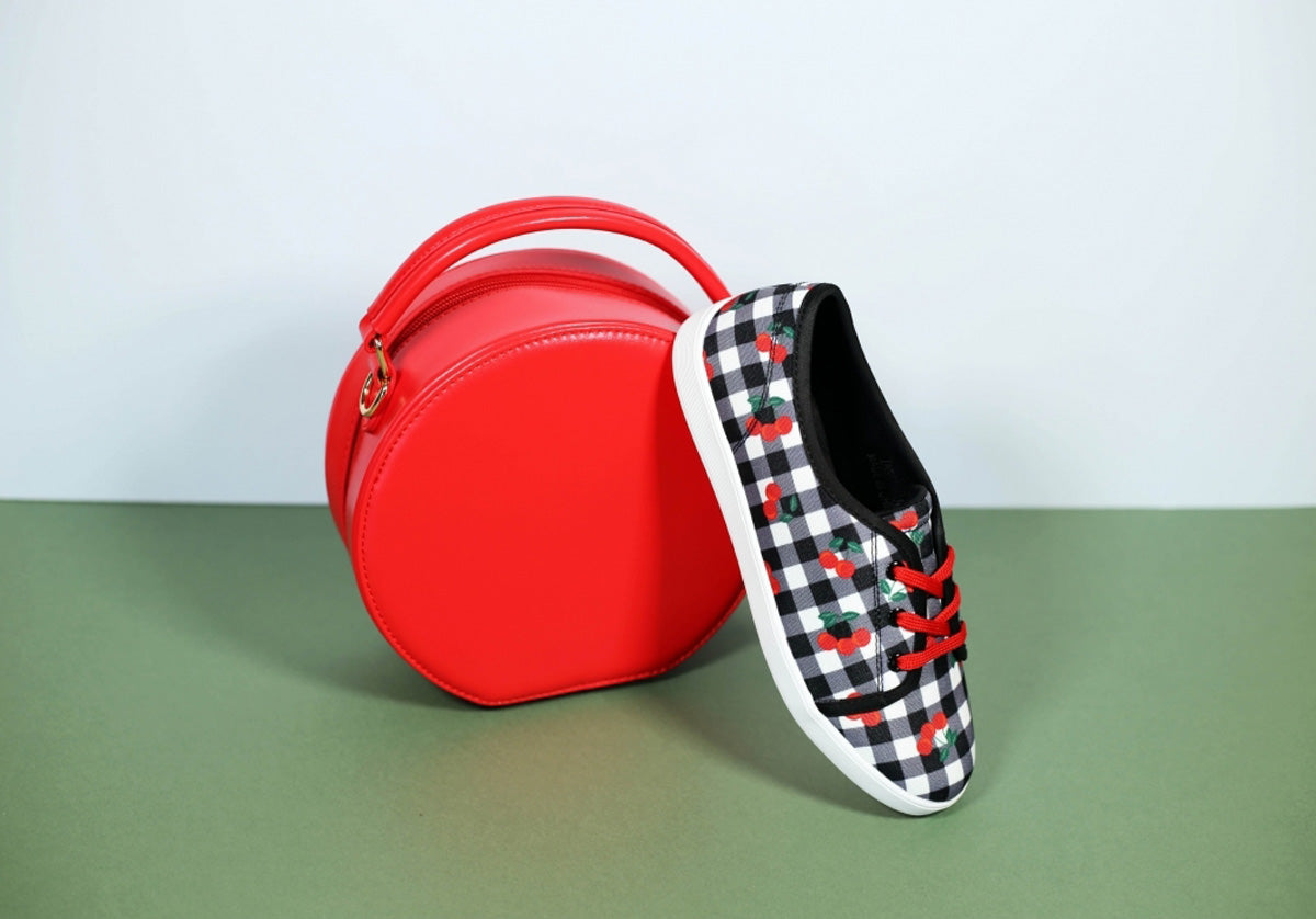 LULU_HUN_GRACE_GINGHAM_SNEAKERS_Tunschuhe_karo_kirschen_cherry_killer_kirsche_3