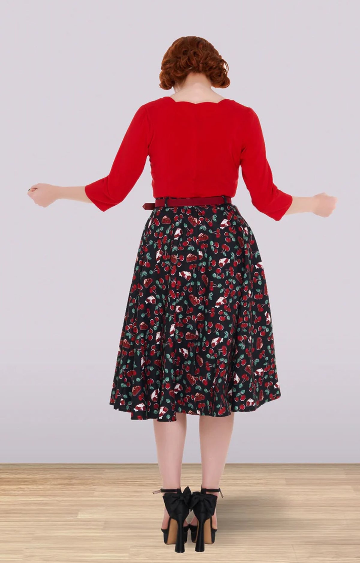 Lindy_Bop_CHRISTINE_CHERRY_Vintage_Kirschen_Flared_50s_SKIRT_Rock_-_Schwarz-3