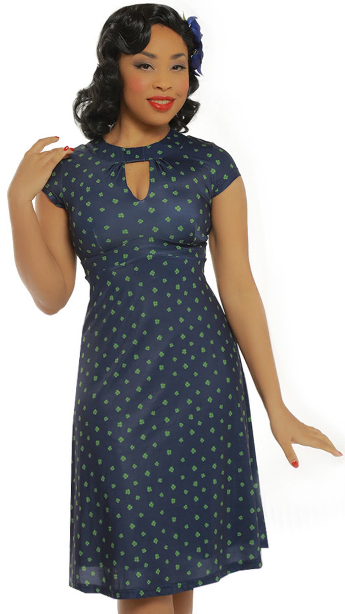 Lindy_Bop_JULIET_40s_Vintage_CLOVER_Kleeblatt_Keyhole_Pin_Up_Kleid_DRESSIQVJ76Pm1SSSE