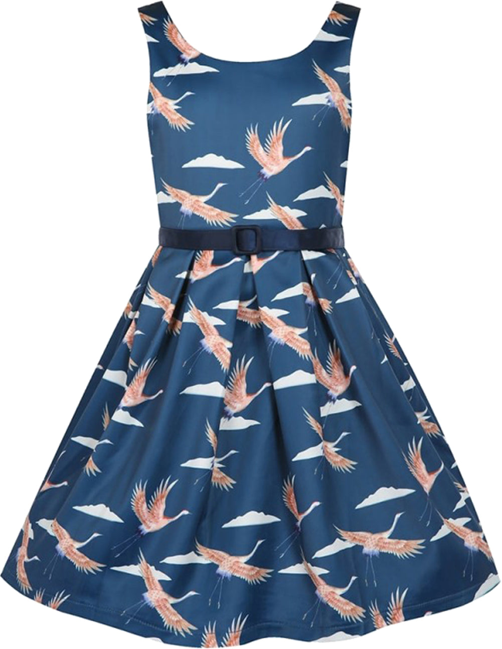 Lindy_Bop_LANA_Reiher_Cranes_KIDS_Kinder_Vintage_Mini_Dress_Kleidq6H1ZM63herUa
