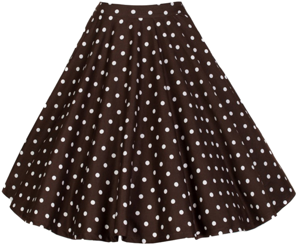 Lindy_Bop_PEGGY_Fifties_POLKA_DOTS_Punkte_50s_TELLERROCK_Choco_brauni11D85PFjssbz