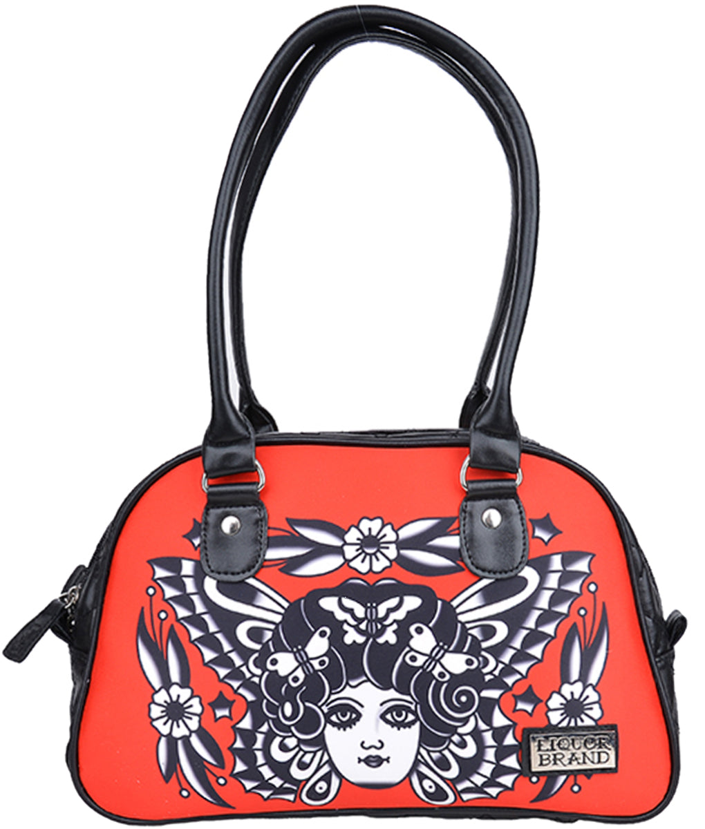 Liquor_Brand_BUTTERFLY_GIRL_Bowler_Bag__Handtasche_Killer_kirscherACjrSirlOWUh