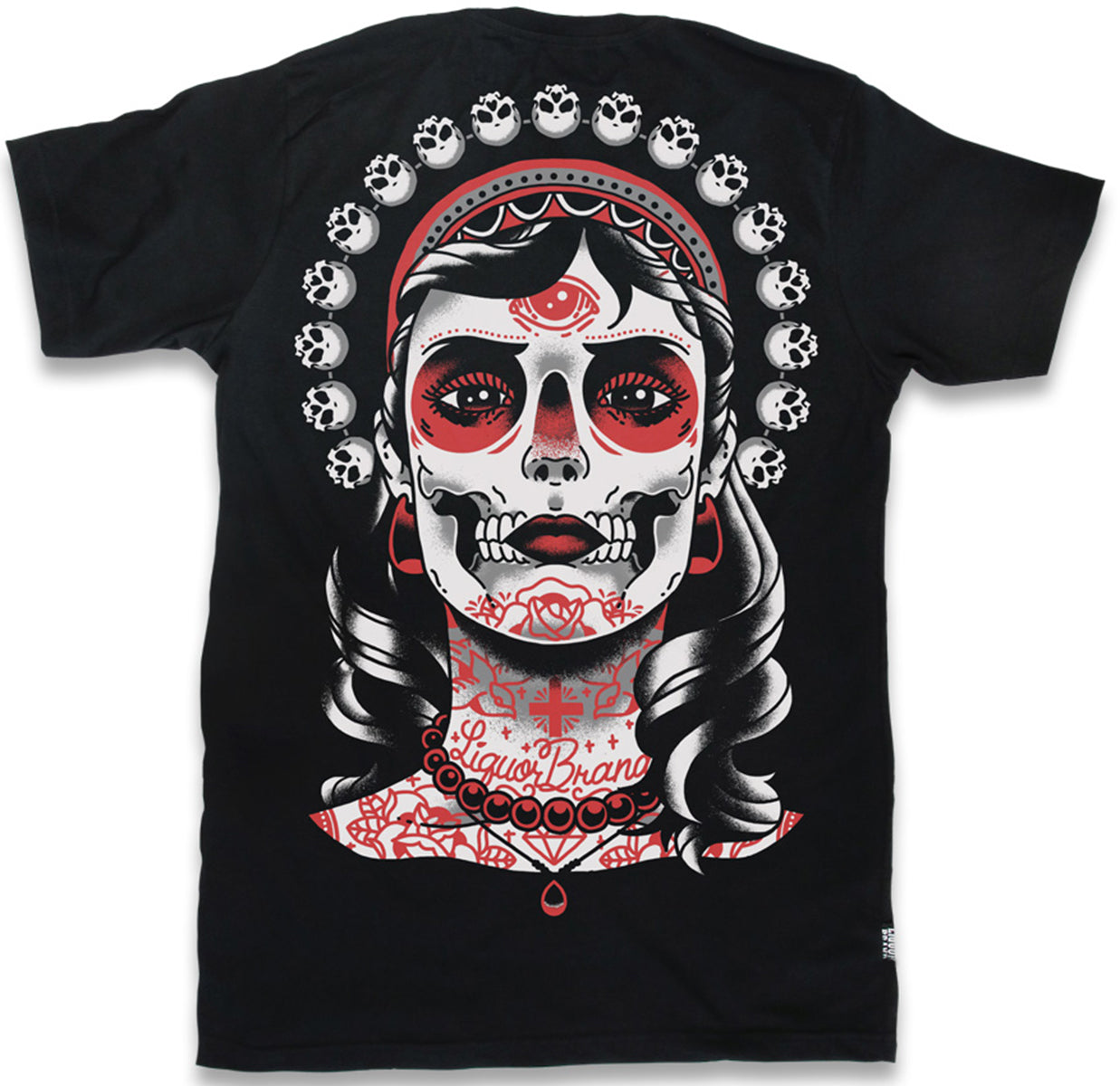 Liquor_Brand_KALI_Skull_Halo_Lady_OLDSCHOOL_Retro_HERREN_T-SHIRT-2ZHmiqEaq813NY